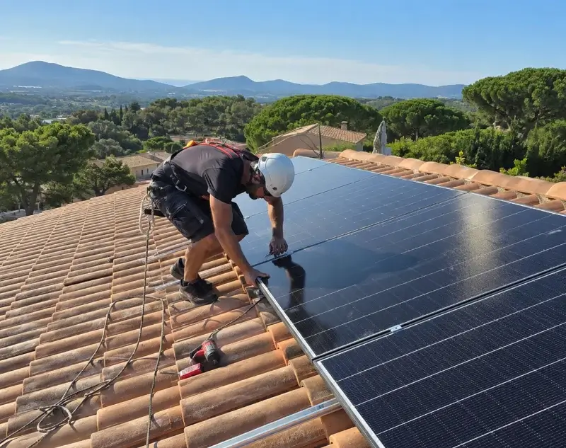 Installateur panneaux solaires Chambost-Longessaigne — pose photovoltaïque sur toiture