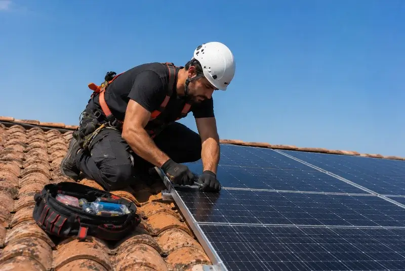 Maintenance et monitoring de panneaux solaires à Chambost-Longessaigne